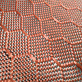 tela jacquard de aramid de carbono hexagonal de color hexagon